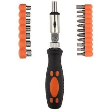 PARK Отвертка реверсивная с шарниром 19 предметов (109098)