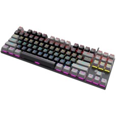 Клавиатура OKLICK Клавиатура K600X, проводная, USB, механическая, черный/серый