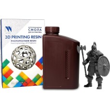 NV PRINT Фотополимерная смола NVPRINT High Temp Resin Black для 3D печати 1 кг (бут)