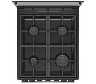 GORENJE Газовая плита GK5B44SF, стеклянная крышка, серебристый