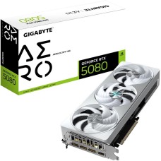 Видеокарта GIGABYTE Видеокарта RTX5080 AERO OC SFF 16GB GDDR7 256bit 3xDP HDMI 3FAN RTL