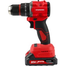 Дрель-шуруповерт STARWIND Ударная дрель-шуруповерт CDB20-2.0/2hs1, 2.0Ач, с двумя аккумуляторами