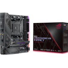 Материнская плата ASUS Материнская плата ROG CROSSHAIR VIII IMPACT X570 AM4 mini-DTX 2xDDR4 PCIEx16 2xM.2 USB-C GLAN Wi-Fi 6 {6}