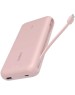 BELKIN Внешний аккумулятор BoostСharge Power Bank 20000mAh USB-A&USB-C 30W со встроенным кабелем USB-C. Цвет: розовый