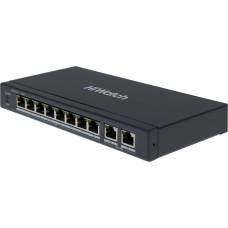 Коммутатор HIWATCH Коммутатор DS-S1008P 8x100Мбит/с 2x1Гбит/с 8PoE 8PoE+ 60W неуправляемый