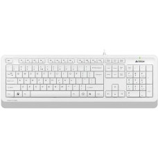 A4TECH Клавиатура FK10 белый/серый USB (FK10 WHITE) кабель 1.5м