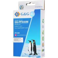 Картридж струйный G&G Картридж струйный GG-PFI030M PFI-030M пурпурный (55мл) для Canon imagePROGRAF TA-20/30