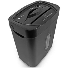 HELEOS Шредер УМ22-4 черный (секр.P-4) фрагменты 14лист. 22лтр. скрепки скобы пл.карты CD