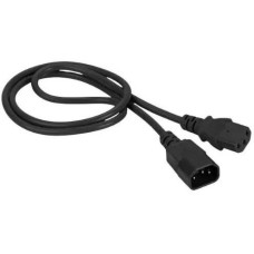 LANMASTER Шнур питания LAN-PP13/14-5.0-BK C13-С14 проводник.:3x0.75мм2 5м 220В 10А (упак.:1шт) черный