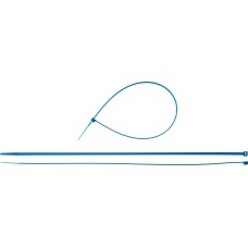 ЗУБР КС-С1, 4.8 x 400 мм, нейлон РА66, 100 шт, синие, кабельные стяжки, Профессионал (309070-48-400)