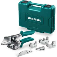KRAFTOOL MC-12, для различных профилей из пластика и резины, с набором сменных губок, угловые ножницы (23372-12)