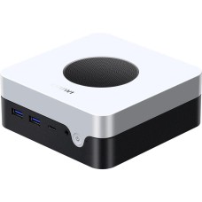 CHUWI Неттоп LarkBox X i3 1220P (1.5) 8Gb SSD256Gb UHDG Windows 11 Pro 2xGbitEth WiFi BT 65W черный/белый