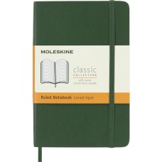 MOLESKINE Блокнот CLASSIC SOFT QP611K15 Pocket 90x140мм 192стр. линейка мягкая обложка зеленый