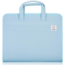 DELI Папка-портфель 72561BLUE 13 отдел. A4 терилен синий