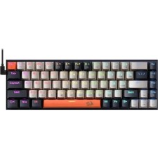 DEFENDER Клавиатура механическая Ryze RU,RGB,чрн-сер-орнж,прово,68кн