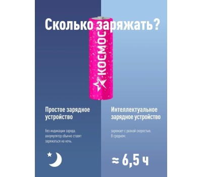 Аккумулятор КОСМОС KOCR6NIMH2500MAH2BL