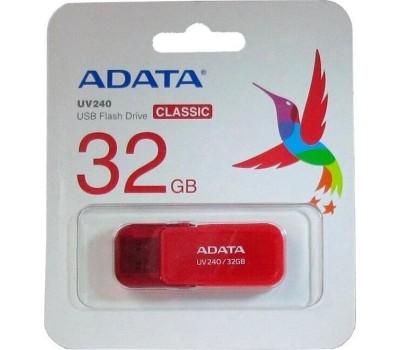 USB флеш A-DATA 32GB UV240 красный (AUV240-32G-RRD)
