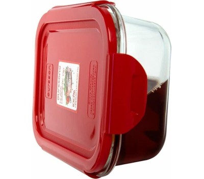 Посуда OURSSON CG1002S/RD контейнер стекл.1,04л.