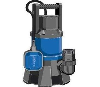 Дренажный насос ЗУБР НПГ-Т3-750 Насос погружной дренажный для грязной воды