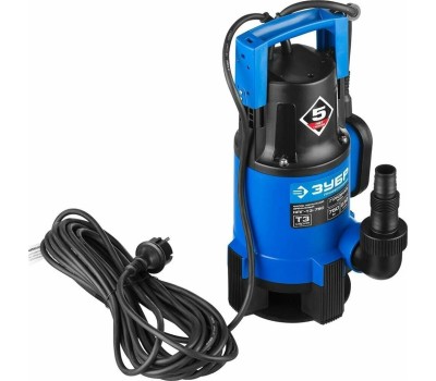 Дренажный насос ЗУБР НПГ-Т3-750 Насос погружной дренажный для грязной воды