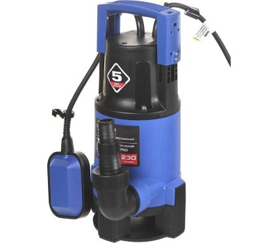 Дренажный насос ЗУБР НПГ-Т3-750 Насос погружной дренажный для грязной воды