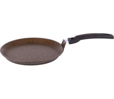 Сковорода KUKMARA сбмк220-1а а/пр литая блинная 22см съемн/руч Кофейный мрамор