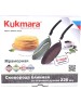 Сковорода KUKMARA сбмк220-1а а/пр литая блинная 22см съемн/руч Кофейный мрамор
