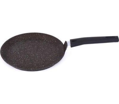 Сковорода KUKMARA сбмк220-1а а/пр литая блинная 22см съемн/руч Кофейный мрамор