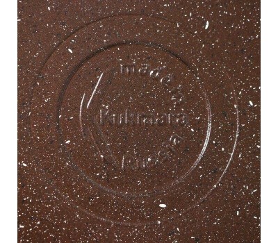 Сковорода KUKMARA сбмк220-1а а/пр литая блинная 22см съемн/руч Кофейный мрамор