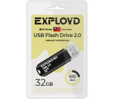 USB флэш-накопитель EXPLOYD EX-32GB-650-Black