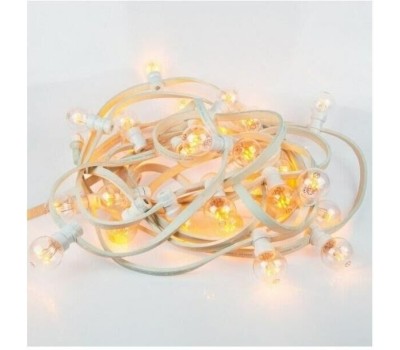 Гирлянда NEON-NIGHT (331-306) ГИРЛЯНДА LED GALAXY BULB STRING 10М, 30 ЛАМП*6 LED ТЕПЛЫЙ БЕЛЫЙ, белый каучук, IP65