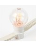 Гирлянда NEON-NIGHT (331-306) ГИРЛЯНДА LED GALAXY BULB STRING 10М, 30 ЛАМП*6 LED ТЕПЛЫЙ БЕЛЫЙ, белый каучук, IP65