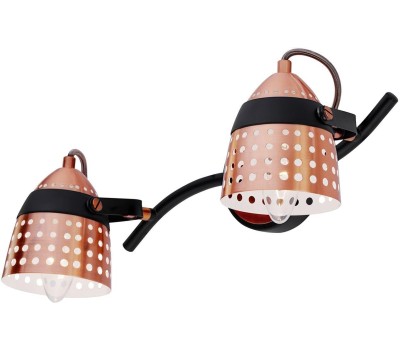 Настенный светильник ESCADA 1138/2A E14*40W BLACK/COPPER