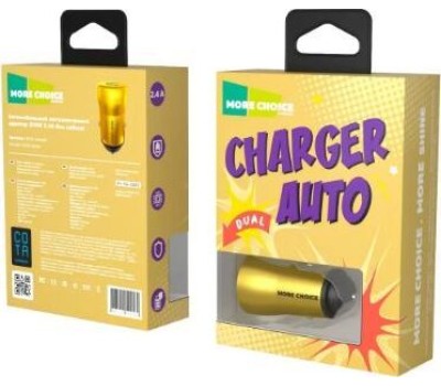 АЗУ MORE CHOICE (4627151192161) AC31 АЗУ 2USB 2.4A Gold