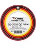 Изоляционная лента KRANZ (KR-09-2604) 0.13Х15 ММ, 20 М, КРАСНАЯ