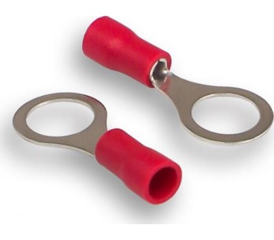 Клемма AURA ATR-1564 монтажная кольцевая (красный) 100шт.