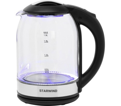 Чайник электрический STARWIND SKG2051 (1,8л. стекло)