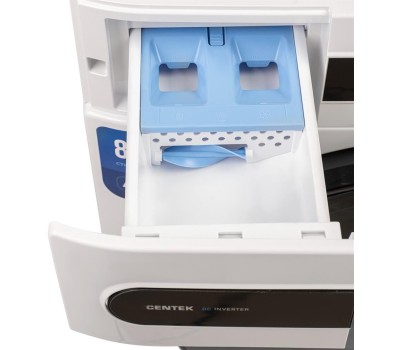Стиральная машина Centek CT-1951 (белый) 1400 / 8кг / 52см / 11пр /Дисплей/ INVERTER /Сушка 5кг/A+++