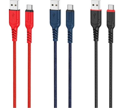 Кабель HOCO (6931474744937) X59 USB (m) - Type C (m) 1.0 м - красный