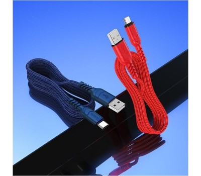 Кабель HOCO (6931474744937) X59 USB (m) - Type C (m) 1.0 м - красный