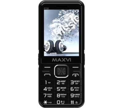 Телефон мобильный MAXVI Р110 Black