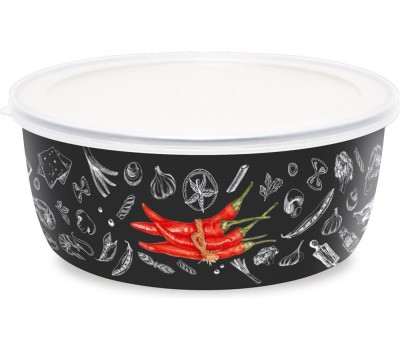 Набор мисок APPETITE 1DM47PL Chilli мисок эмал 3пр пласт/кр