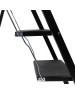 Стремянка HAUSMANN HM-WK6018F-2A Shan 2 ступени, черн.