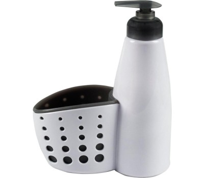 Диспенсер для жидкого мыла РЫЖИЙ КОТ Диспенсер для жидкого мыла с местом хранения губки посуды Dispenser (004664)