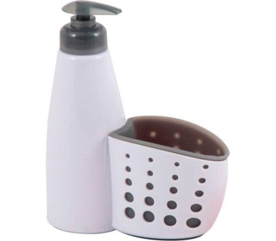 Диспенсер для жидкого мыла РЫЖИЙ КОТ Диспенсер для жидкого мыла с местом хранения губки посуды Dispenser (004664)