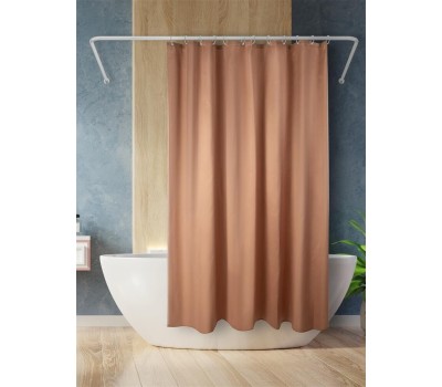 Штора для ванной ЕГ (542) LINEN Штора для ванной Бежевый