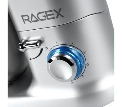Кухонный комбайн 9 в 1 RAGEX R101, 4.5л, 1500Вт, цвет: 900 (серебристый), КИТАЙ