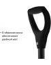 Лопата LUCKY WAY LBPKF002 85*31*8 ковш ПК №2 дымчатый Авто/черенок ФГ черный/D-ручка черная