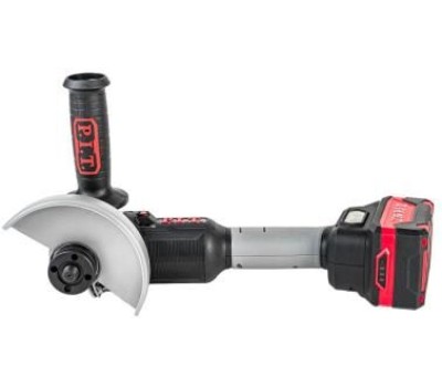 Углошлифовальная машина аккумуляторная P.I.T. Шлифмашина угловая аккум. бесщёточная PWS20H-125A/1 (20В, 125мм, 7000об/мин, 1 акб, ЗУ, кейс)
