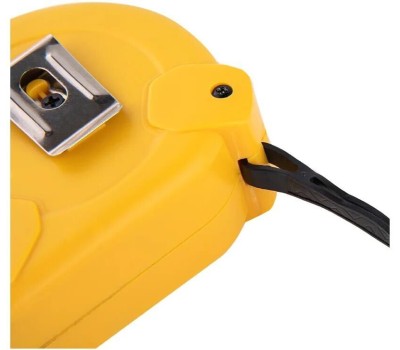 DELI Рулетка DL281025 10м*25мм, метрическая, клипса, ремешок